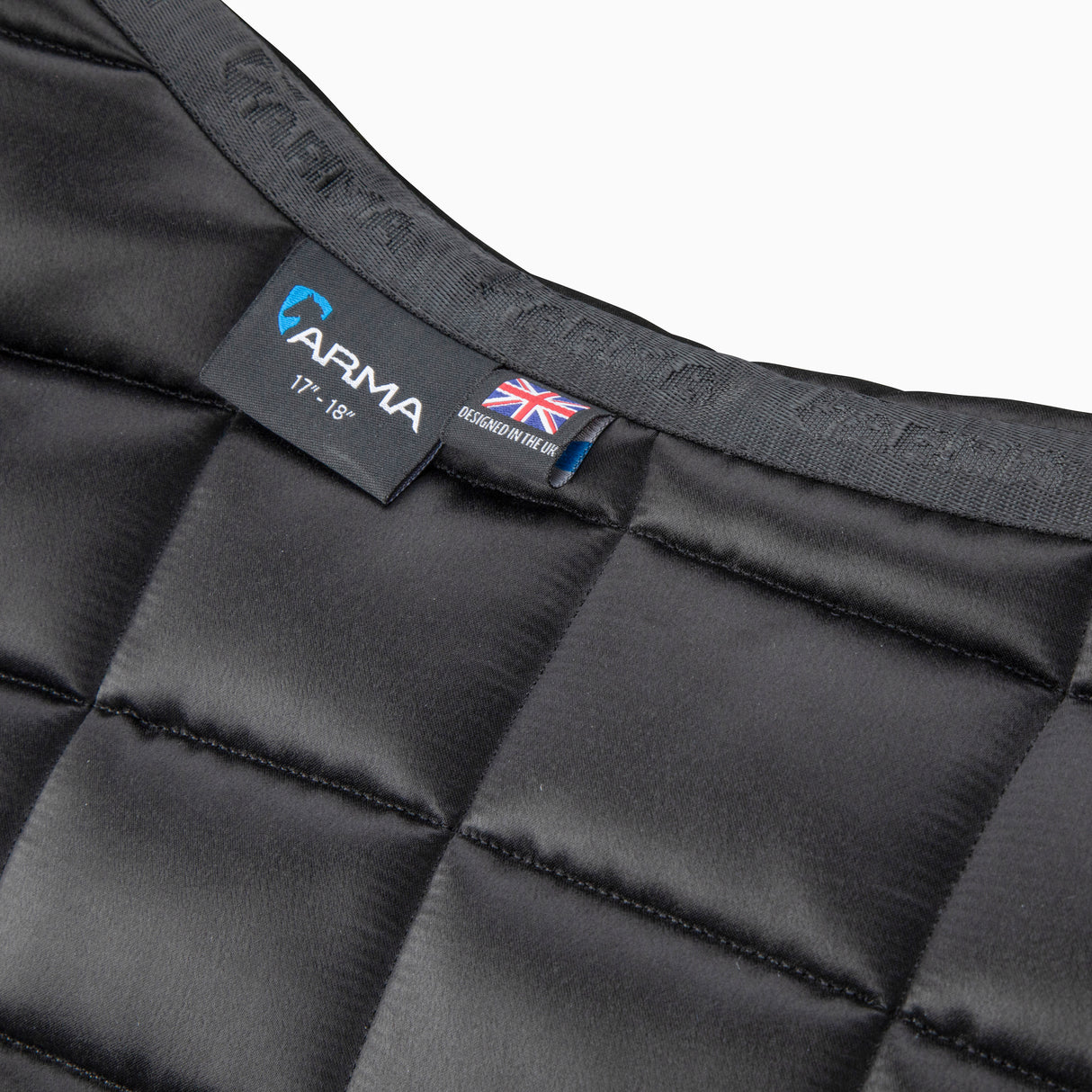 Shires ARMA Eltar Satin Saddlecloth #colour_black