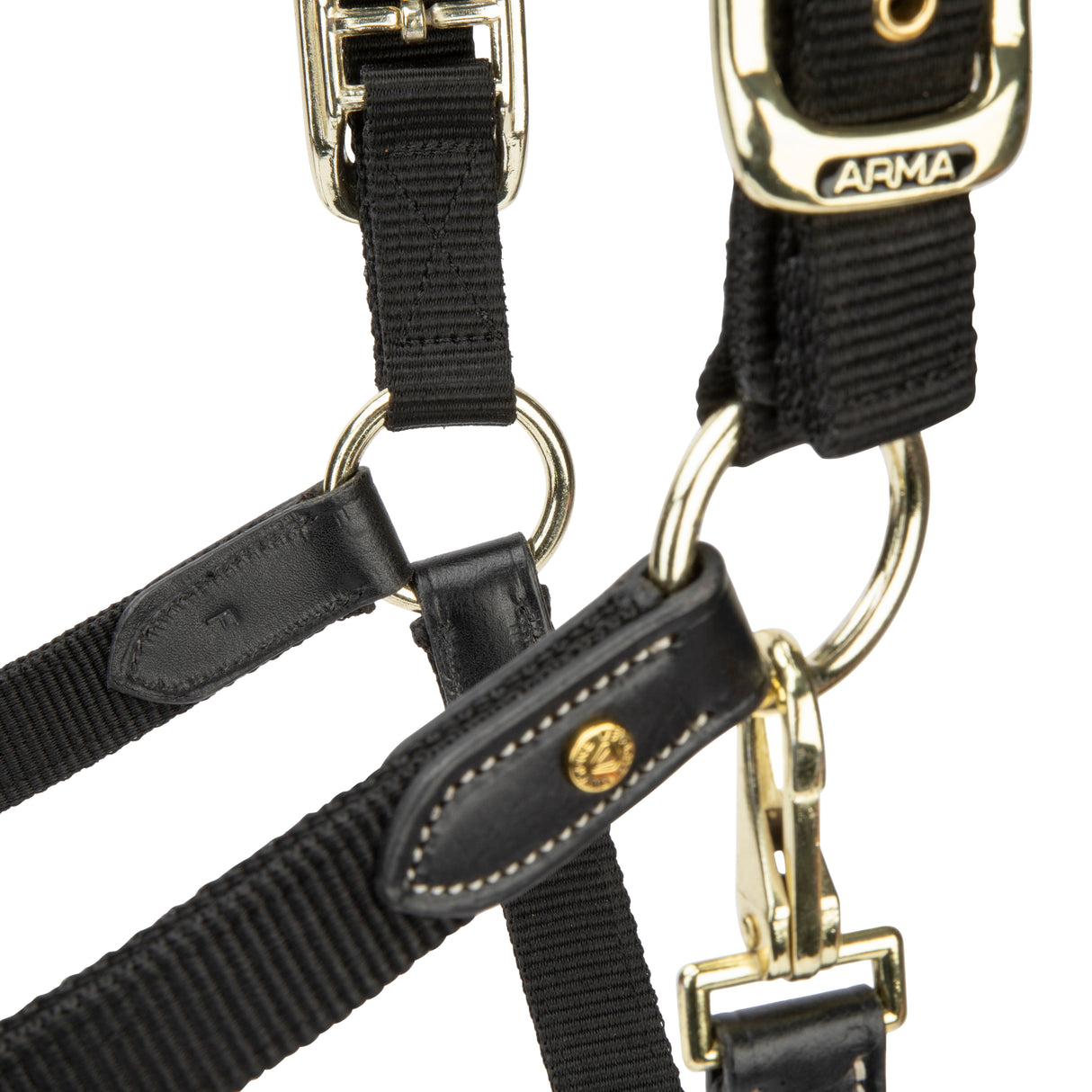 Shires ARMA Porto Headcollar #colour_black