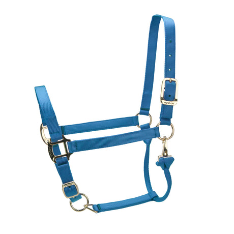 Shires ARMA Premium Adjustable Headcollar #colour_royal