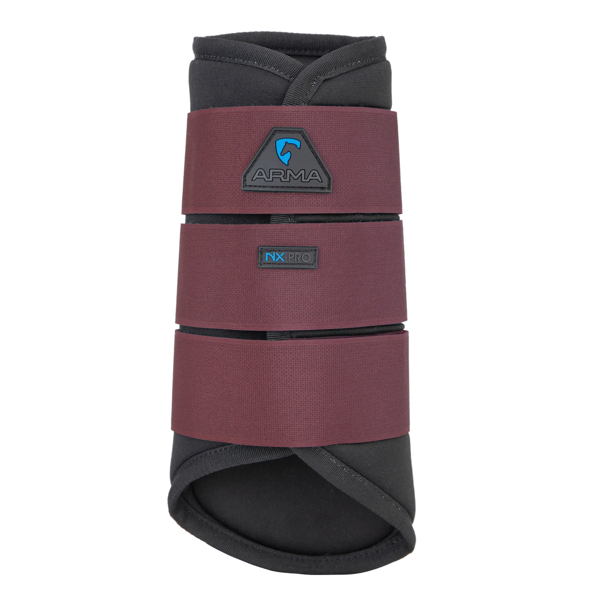 Shires ARMA Contour Pro Brushing Boots #colour_black-cherry