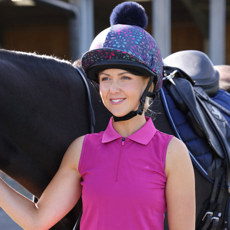 Shires Aubrion React Hat Cover #colour_petal