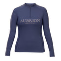 Shires Aubrion Equestrian Long Sleeve Base Layer #colour_midnight