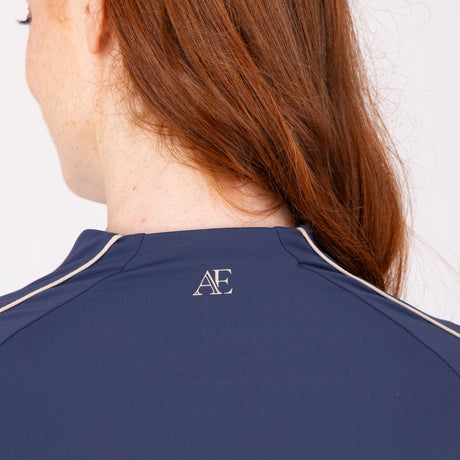 Shires Aubrion Equestrian Long Sleeve Base Layer #colour_midnight