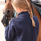 Shires Aubrion React Quarter Zip Sweater - Young Rider #colour_midnight