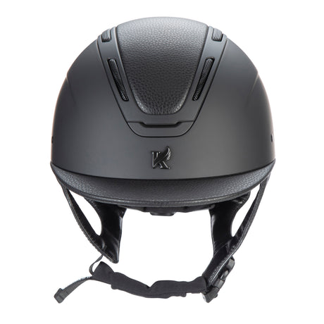 Shires Karben Amity Leather Riding Hat #colour_black