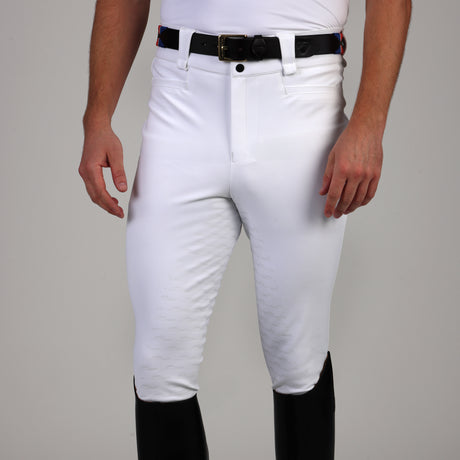 Shires Aubrion Optima MX-FG Breeches - Mens #colour_white