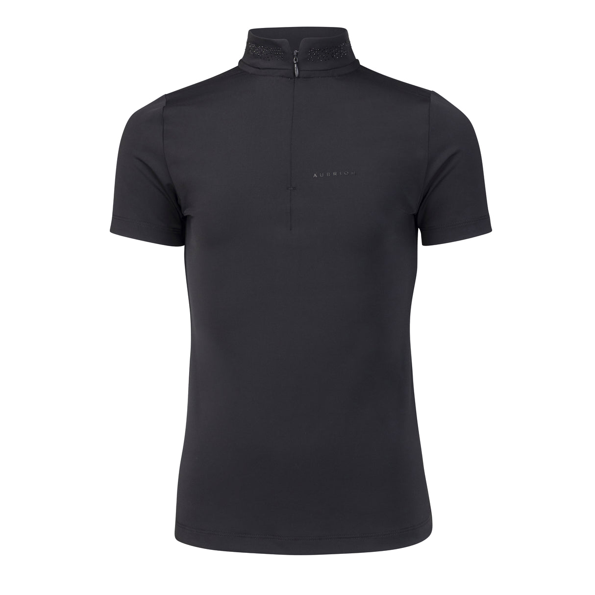 Shires Aubrion Optima GX Show Shirt - Young Rider #colour_black