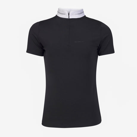 Shires Aubrion Optima LX Show Shirt - Young Rider #colour_black