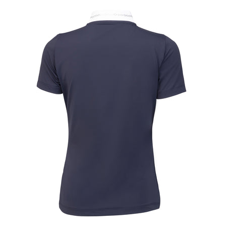 Shires Aubrion Optima LX Show Shirt - Young Rider #colour_navy