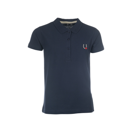 HKM Children's Polo Shirt -Claire- #colour_deep-blue