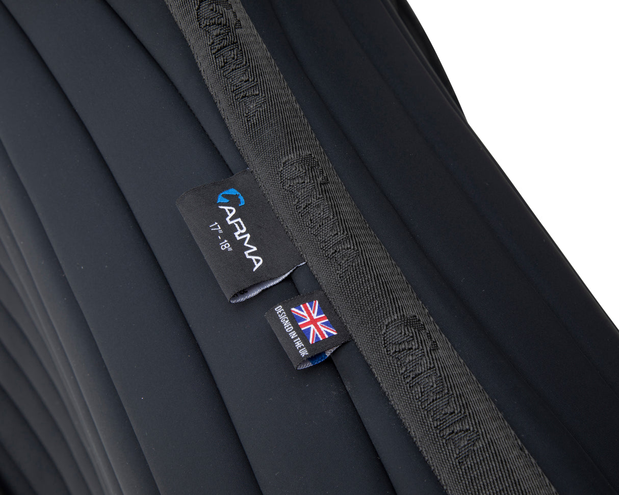 Shires ARMA Elegance 2.0 Saddlecloth #colour_black