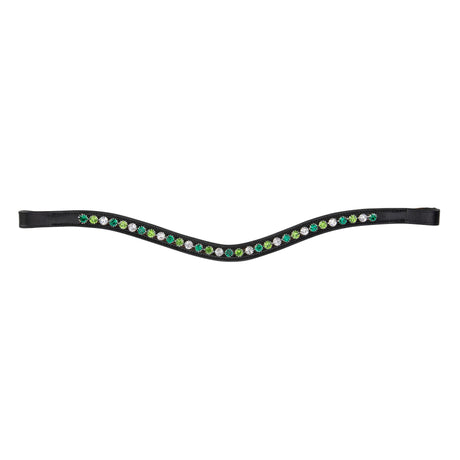 Shires Velociti GARA Green Diamante Browband