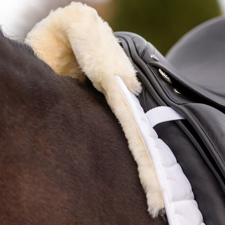 Waldhausen Milan Lambskin Saddle Pad #colour_white