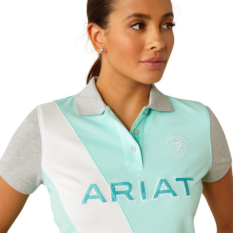 Ariat Women's Taryn Polo #colour_beach-glass