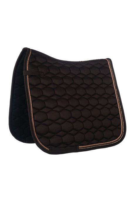 HKM Saddle Cloth -Rosegold Glamour- Style #coour_brown-rose-gold
