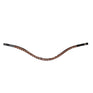 HKM Browband -Rosegold Glamour- Style #colour_brown-rose-gold
