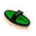 Ezi-Groom Grip Body Brush With Goat Hair #colour_lime-green
