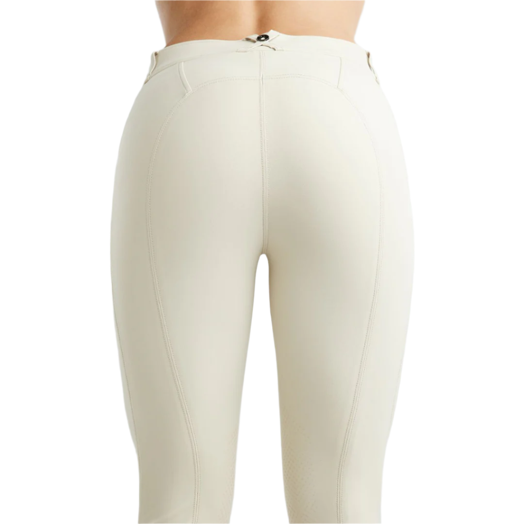 Montar MoZida Refined Gun Metal Crystals Knee Grip Breeches #colour_warm-light-grey