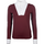 HKM Women's Long Sleeve Competition Shirt -Virginia- #colour_bordeaux