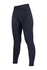 HKM Ladies Silicone Full Seat Riding Leggings -Isabella- #colour_deep-blue
