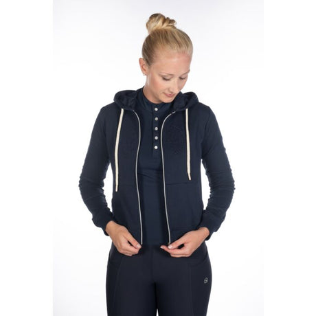 HKM Sweat Jacket -Aruba- #colour_deep-blue