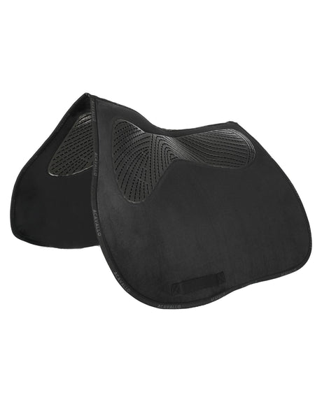 Acavallo Twin Sided Classic Gel Dressage Pad With Rope #colour_black