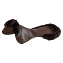 Acavallo Gel Ns-S Classic-S 1/2 Cut-Out Dri-Lex Flat #colour_brown-brown
