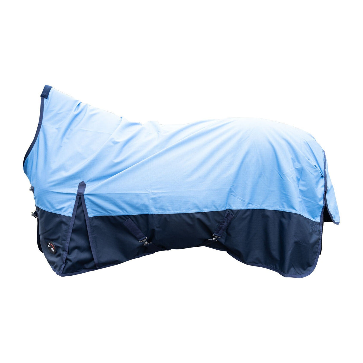 HKM 600D Light Lining Highneck Rug -Norwich- #colour_navy-light-blue