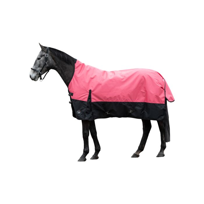 HKM 600D 300g Highneck Rug -Norwich- #colour_coral-black