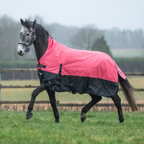 HKM 600D 300g Highneck Rug -Norwich- #colour_coral-black