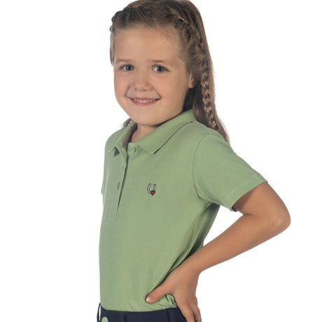 HKM Children's Polo Shirt -Claire- #colour_jade-green