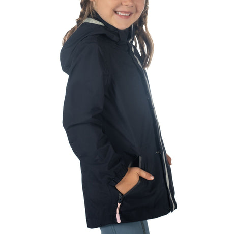 HKM Children's Rain Jacket -Cloudy- #colour_deep-blue