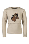 HKM Children's Longsleeve Shirt -Mia- #colour_beige