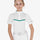 Equestro Girls' Slim Fit Competition Jacket With Chest Perforated Inserts #colour_green-white
