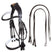 Acavallo Giocanda Bridle Calfskin & Double Reins #colour_brown