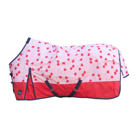 HKM 600D 200g Filling Turnout Rug -Lollipop- #colour_rose-red