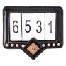 Imperial Riding Show and Glow Competition Number #colour_black-rose-gold