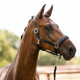 HKM Leather Head Collar -Glamour-