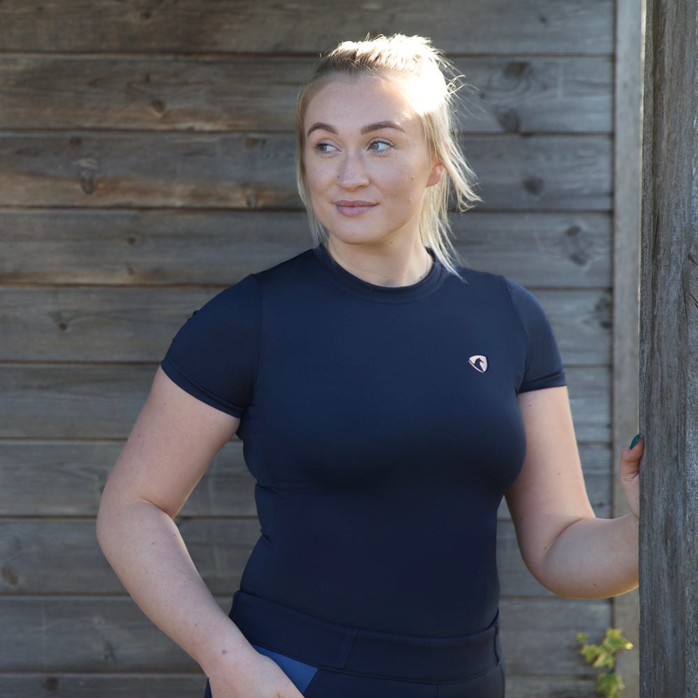 Hy Equestrian Elevate T-Shirt #colour_navy