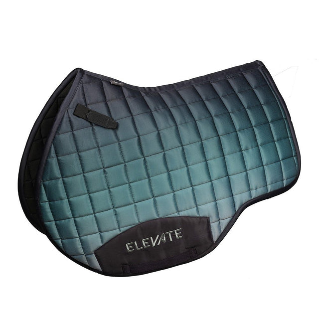 Hy Equestrian Elevate Saddle Pad #colour_navy-olive-green