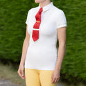 Supreme Products Short Sleeve Champion Show Rider Competition Shirt with Zip #colour_cream-cream