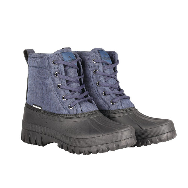 Hy Equestrian Children's Oxspring Waterproof Muck Boot #colour_navy