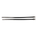 Hy Equestrian Diamante Stud Spur Straps #colour_black