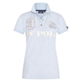 HV Polo Favouritas EQ Short Sleeve Polo Shirt - Cloud Melange #colour_cloud-melange