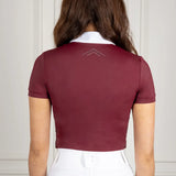 Coldstream Harthill Diamante Show Shirt #colour_windsor-wine