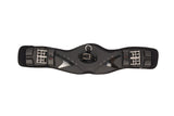 ProReaction Contoured TPU Vented Dressage Girth by Hy Equestrian #colour_black