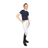 Hy Equestrian Children's Roka Reign Riding Tights #colour_white