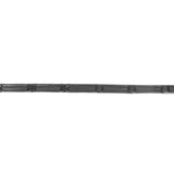 ProPresicce Continentale Soft Grip Leather Reins by Hy Equestrian #colour_black