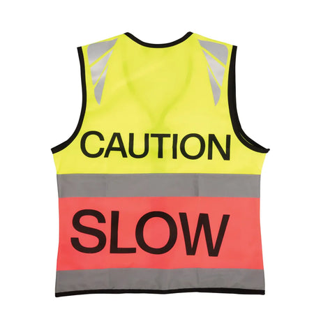 Reflector Two Tone Warning Tabard by Hy Equestrian - Caution Slow