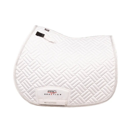 ProReaction Recherché GP/Jumping Saddle Pad by Hy Equestrian #colour_white